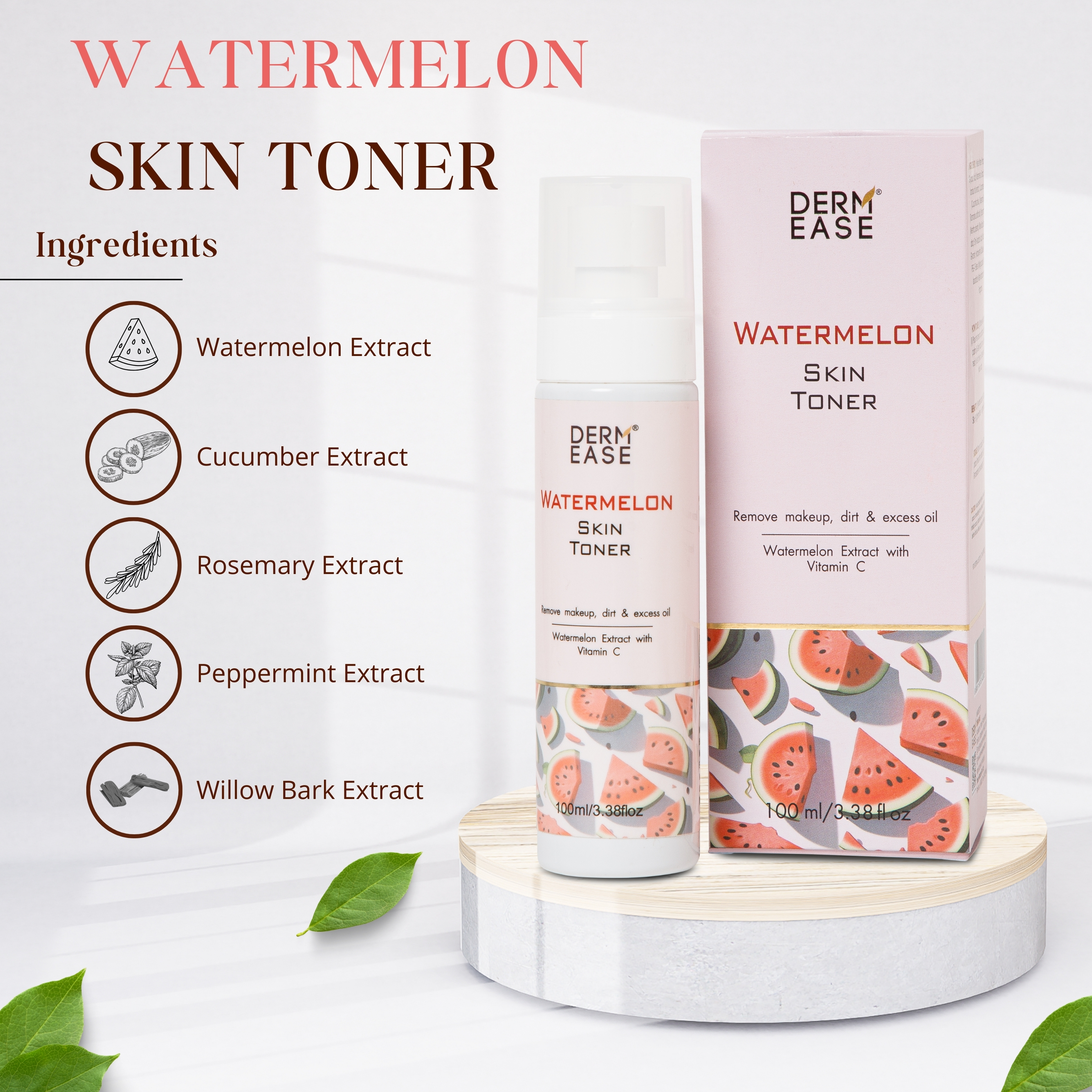 DERM EASE WATERMELON SKIN TONER 